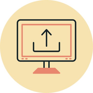 Web simgesi vektör illüstrasyonu