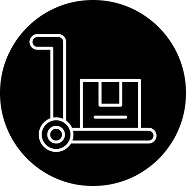 Sepet ikonu vektör illüstrasyonu