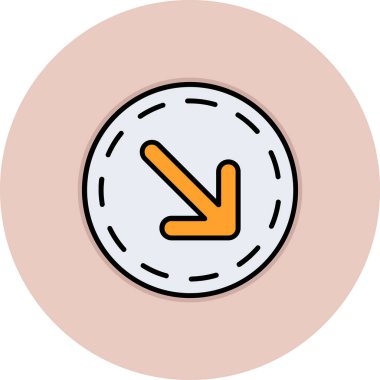 vektör saat resimleme