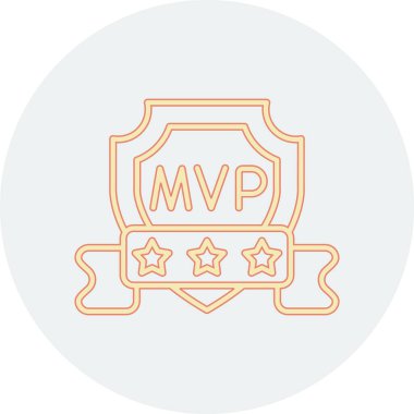 Yıldız çizgisi olan rozet ve simgeyi doldur