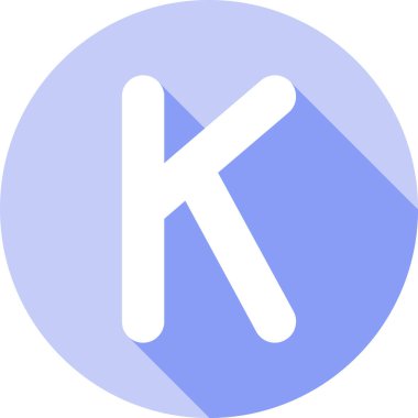 K. Web simgesi basit illüstrasyon