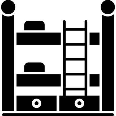 Ana hatlar biçiminde inşaat yapı ikonu