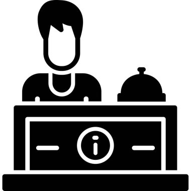 Kulaklıklı adam ve mikrofon vektör çizimi