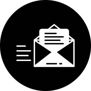 E-posta. Web simgesi basit tasarım