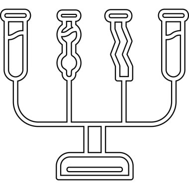 Modern bir simgenin vektör illüstrasyonu