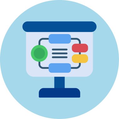 İş tahtası. Basit resimleme