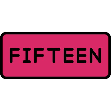 Modern 65 mm 'lik vektör çizimi