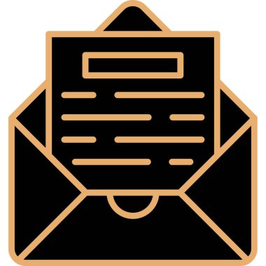 e- posta zarfı vektör simgesi