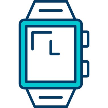 smartwatch simge vektör çizimi