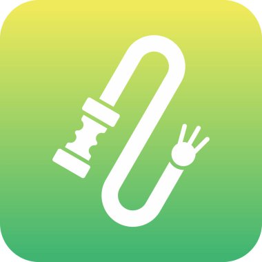 Tek bir modern simgenin vektör illüstrasyonu