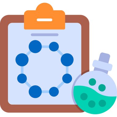 kimyasal kimyasal deney simgesi