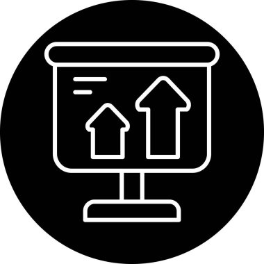 seo modern simgesinin vektör illüstrasyonu