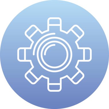 Teçhizat Web simgesi basit illüstrasyon