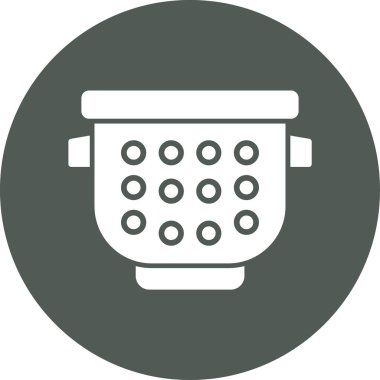 yemek pot ikonu vektör illüstrasyonu