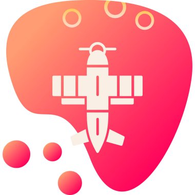 Modern bir simgenin vektör illüstrasyonu