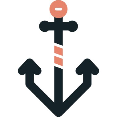 çapa simgesi vektör illüstrasyonu