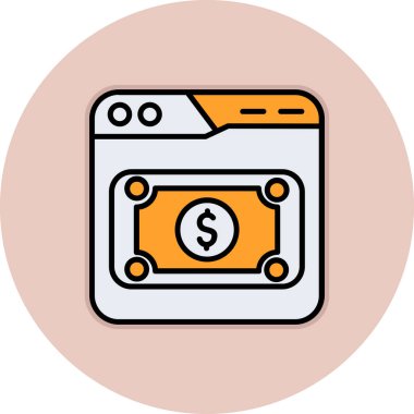 para simgesi vektör illüstrasyonu