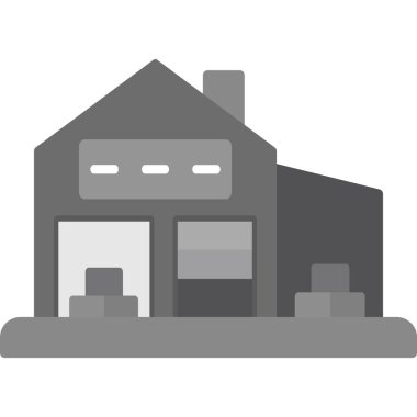 Ev. Web simgesi basit illüstrasyon