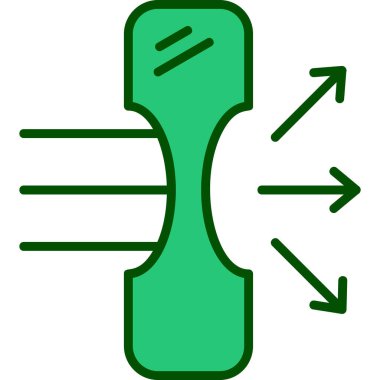 Modern yeşil simgenin vektör illüstrasyonu