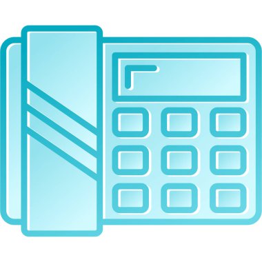 Hesap makinesi simgesi. Web için hesap makinesi vektör simgelerinin özet çizimi