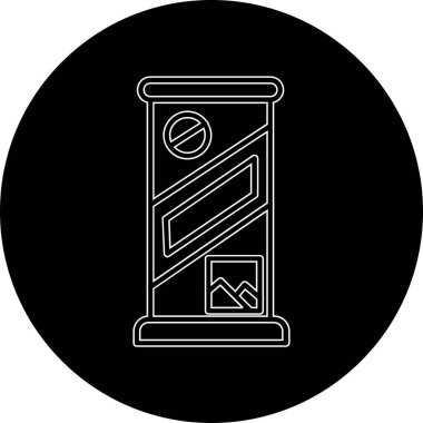 Modern b 'nin vektör illüstrasyonu eksik simgesi