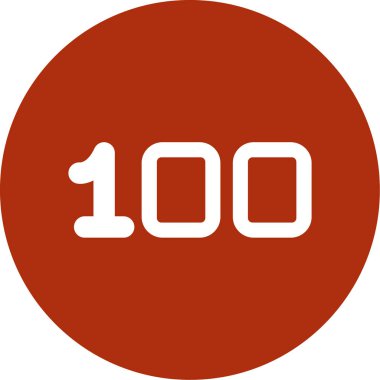 Yuvarlak arkaplanda kırmızı zemin üzerinde% 0 işareti