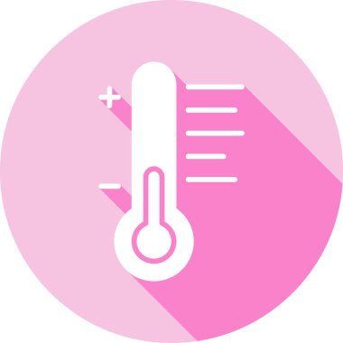 termometre simgesi vektör illüstrasyonu