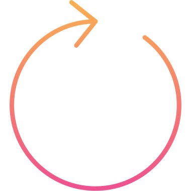 Ok. Web simgesi basit illüstrasyon