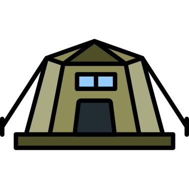 ev inşa vektör simgesi