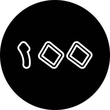 Şekerleme ikonu illüstrasyonu