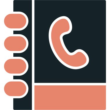 telefon simgesi, vektör illüstrasyonu