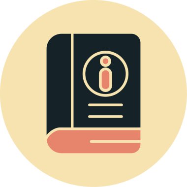 Kitap. Web simgesi basit illüstrasyon