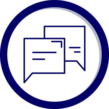 ileti simgesi, vektör illüstrasyonu