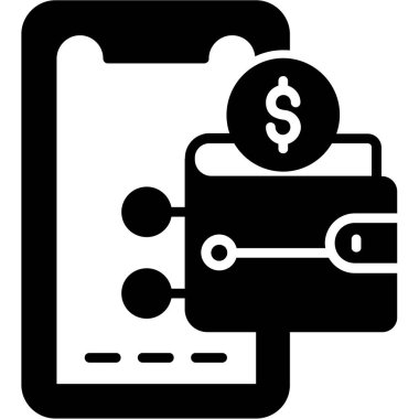 nakit para simgesi, vektör çizim