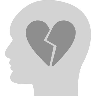 Boşanma düz vektör simgesi