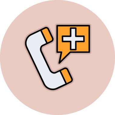 telefon simgesi vektör illüstrasyonu