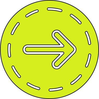 ok simgesi vektör illüstrasyonu