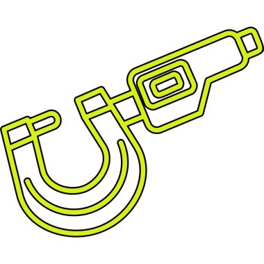 Çizgi film simgesinin vektör çizimi