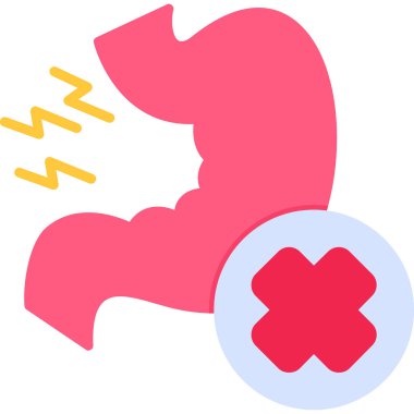 Kanser. Web simgesi basit illüstrasyon