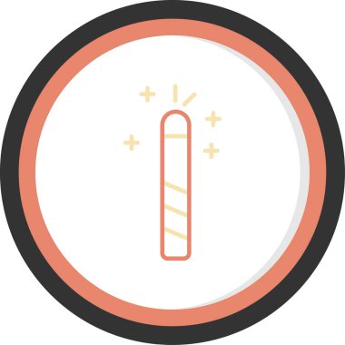 Sıcaklık simgesi, vektör illüstrasyonu