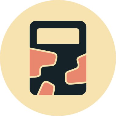 Bir kitap simgesinin vektör illüstrasyonu