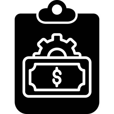 Para için. Web simgesi basit illüstrasyon