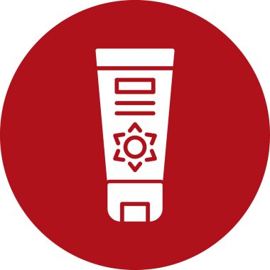 Krema. Web simgesi basit illüstrasyon