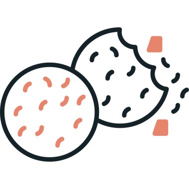 meyve, çilek vektör simgesi