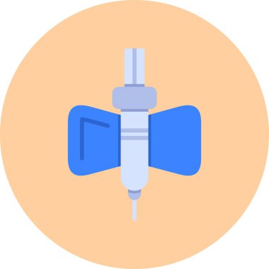 Sondaj. Web simgesi basit illüstrasyon