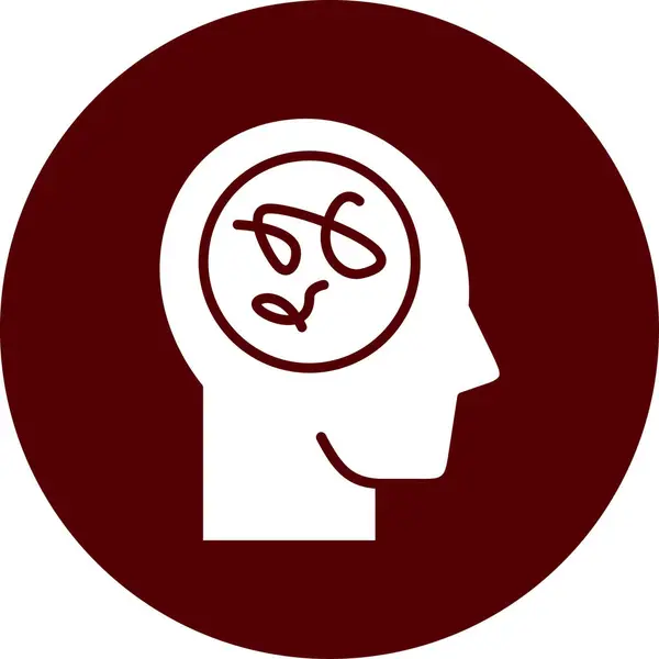 Beyin. Web simgesi basit illüstrasyon