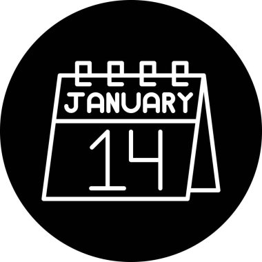 vektör Takvimi Simgesi illüstrasyonu