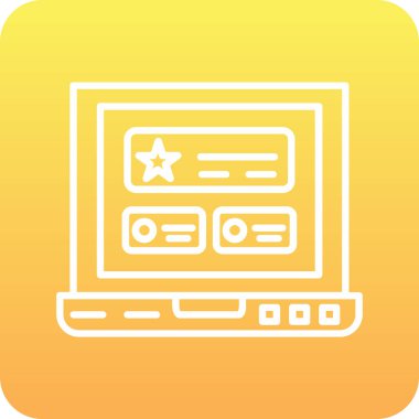 seo modern simgesinin vektör illüstrasyonu