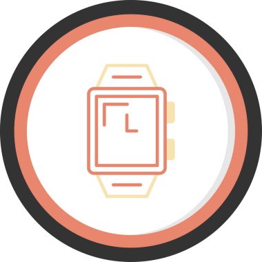 smartwatch simge vektör çizimi