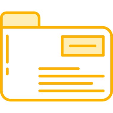 Dosya. Web simgesi basit illüstrasyon